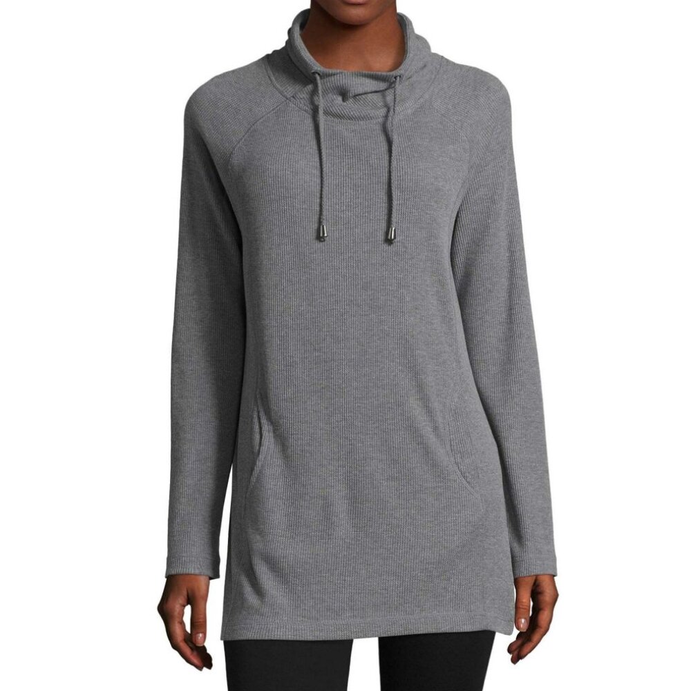 New St. John's Bay Active Top, Gray Size XXL